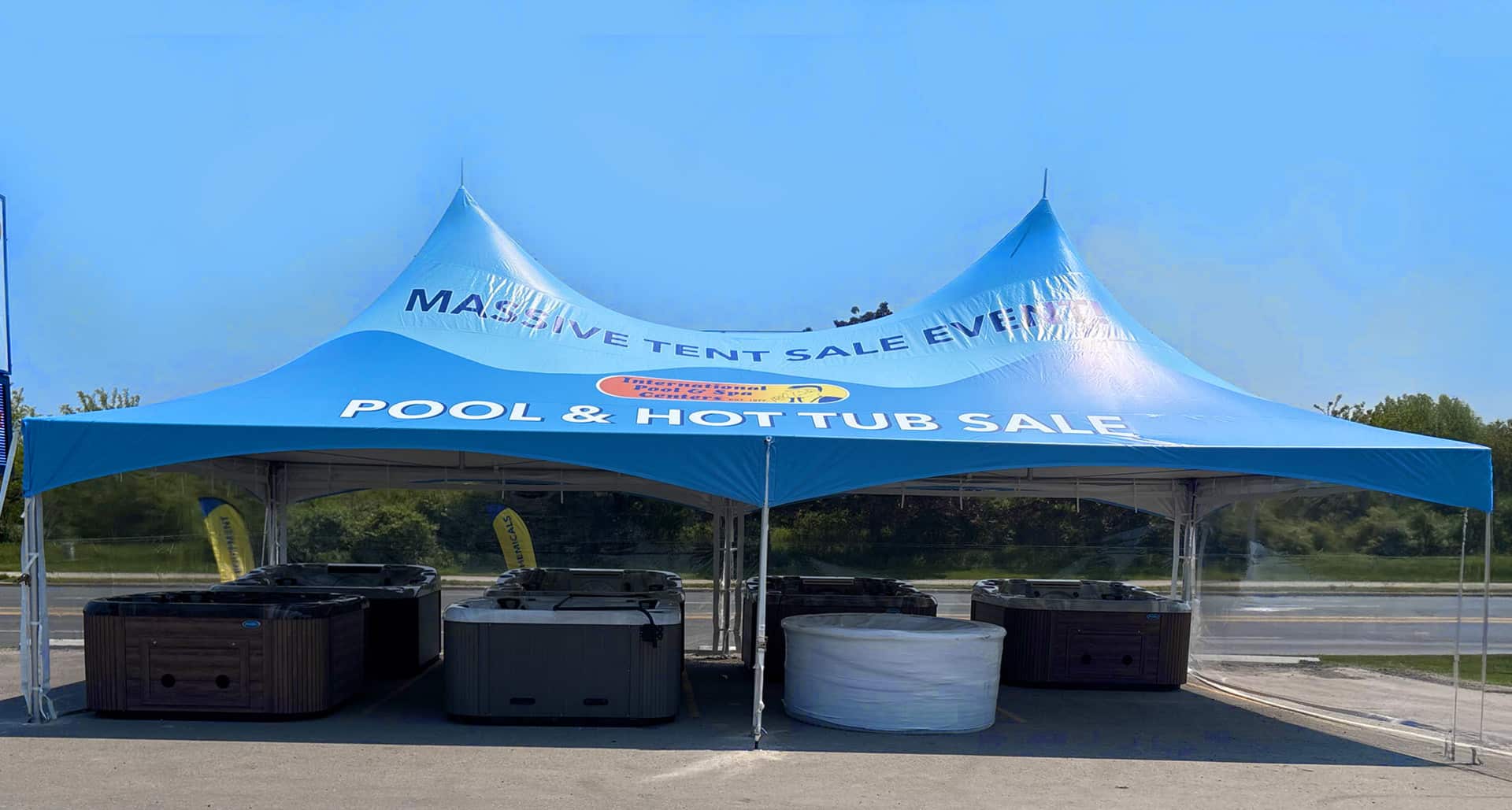 Oshawa Tent Sale Event 200 Spas Priced To Clear